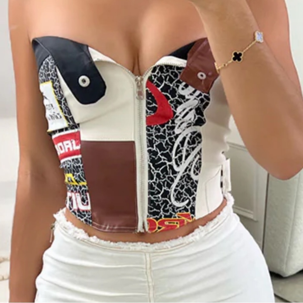 Pattern Corset Top